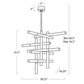 Cass Chandelier - Polished Nickel