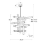Cass Chandelier - Polished Nickel