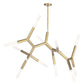 Traveler Chandelier - Natural Brass / Large
