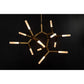 Traveler Chandelier - Natural Brass / Large