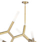 Traveler Chandelier - Natural Brass / Large