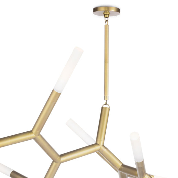 Traveler Chandelier - Natural Brass / Large