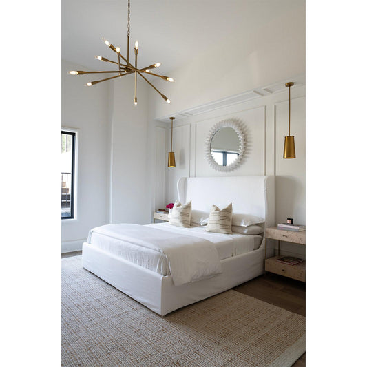 Cobra Chandelier - Natural Brass / Large