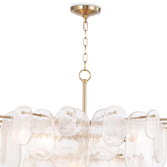 Echo Chandelier - Natural Brass