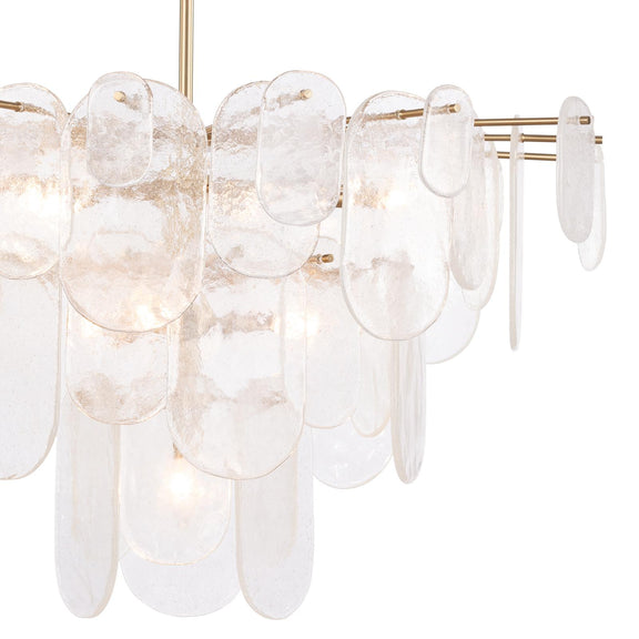 Echo Chandelier - Natural Brass