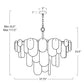 Echo Chandelier - Polished Nickel