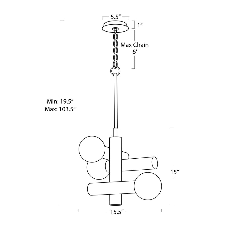 Dion Pendant - Oil Rubbed Bronze