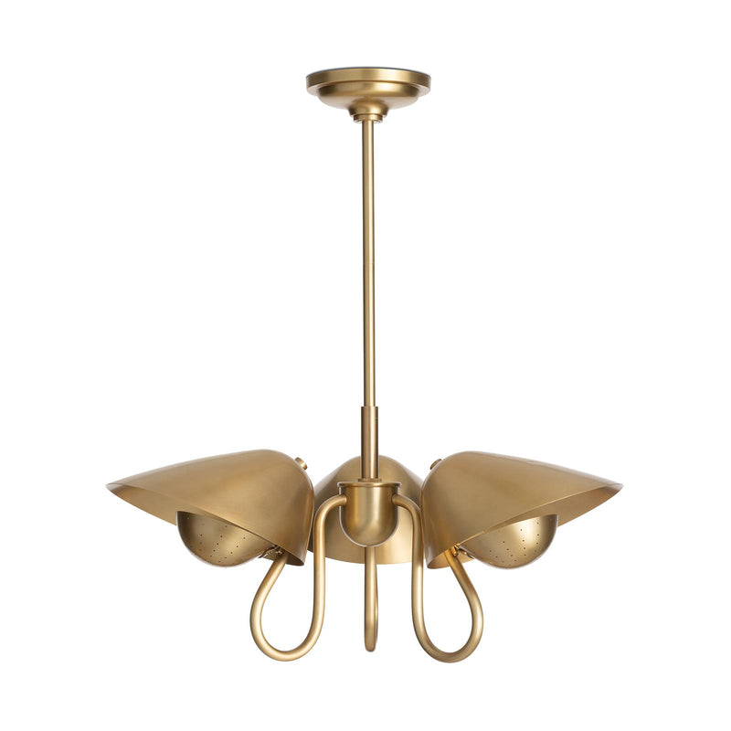 Keaton Pendant - Natural Brass