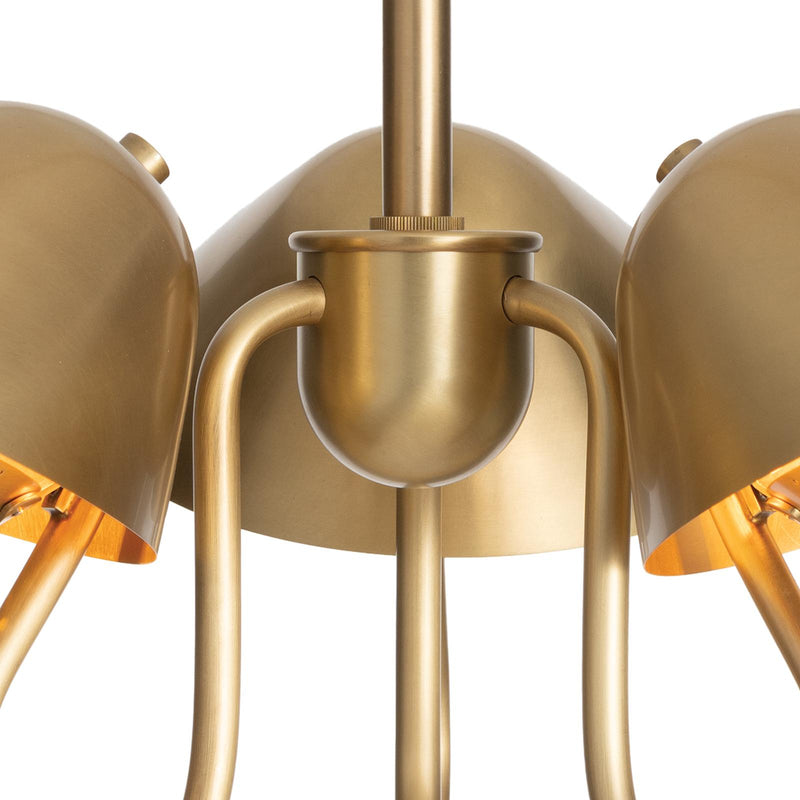 Keaton Pendant - Natural Brass