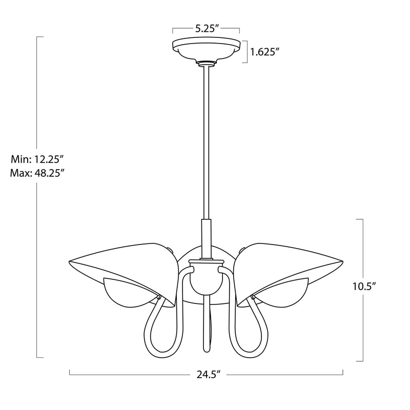 Keaton Pendant - Polished Nickel