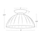 Dariel Glass Flush Mount