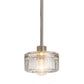 Bijoux Crystal Pendant - Polished Nickel