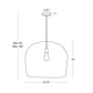 Selene Pendant - Natural / Large