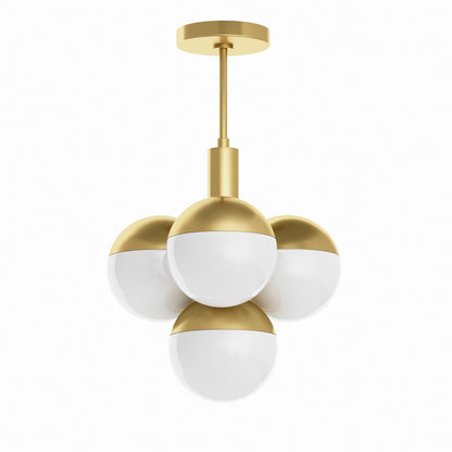 Oliver Pendant - Natural Brass