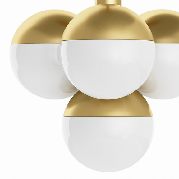Oliver Pendant - Natural Brass