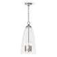 Maiden Glass Pendant - Polished Nickel