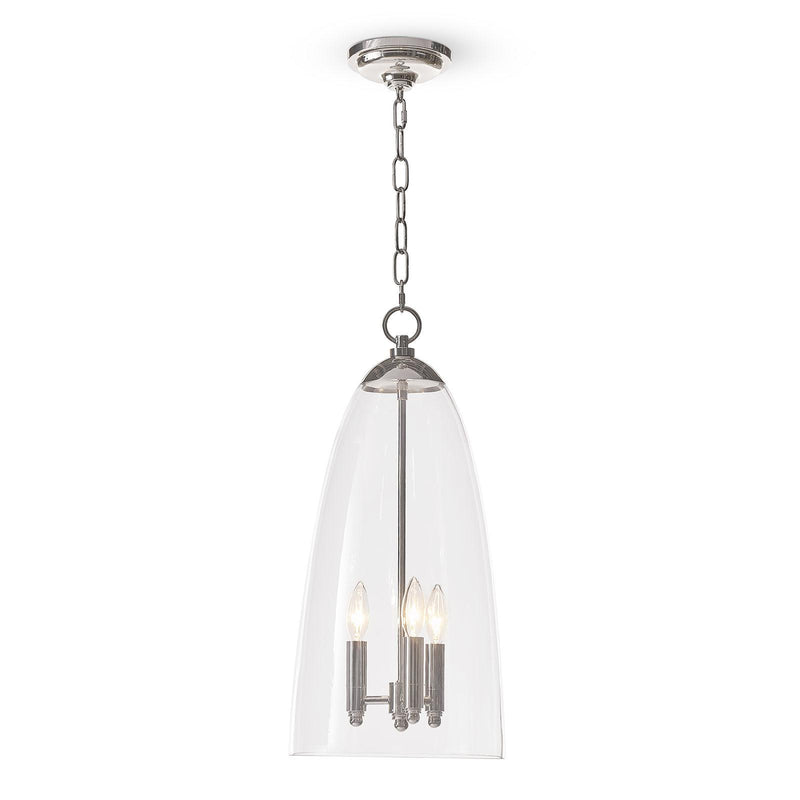 Maiden Glass Pendant - Polished Nickel