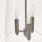 Maiden Glass Pendant - Polished Nickel