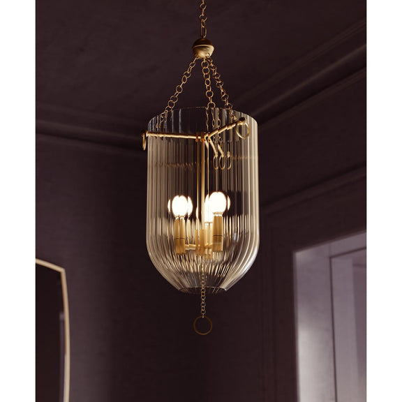 Roxie Pendant - Natural Brass