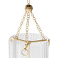 Roxie Pendant - Natural Brass