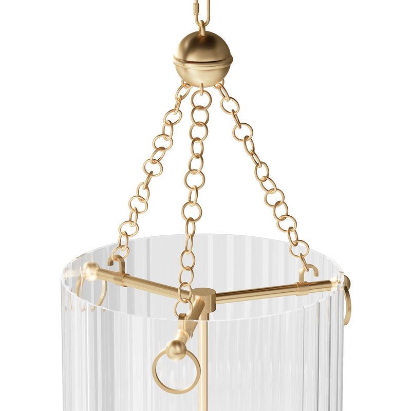 Roxie Pendant - Natural Brass