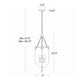 Roxie Pendant - Polished Nickel