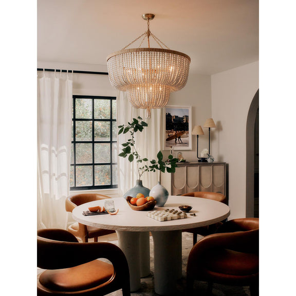 Cameron Chandelier - White