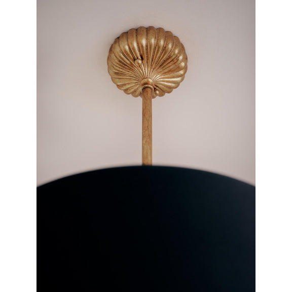 Clove Pendant - Black Shade / Small