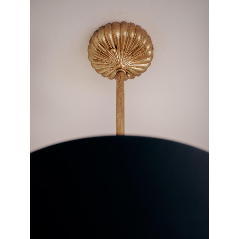 Clove Pendant - Black Shade / Small