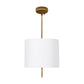 Clove Pendant - Natural Linen Shade / Small