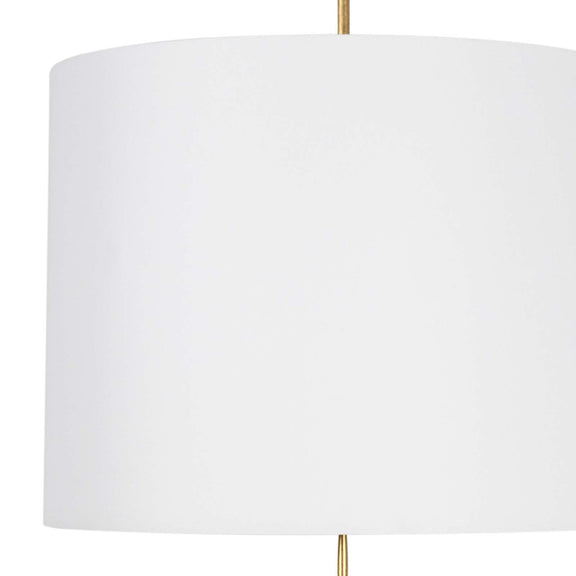 Clove Pendant - Natural Linen Shade / Large