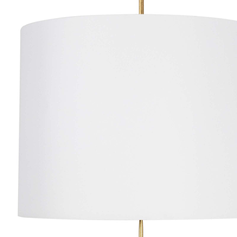 Clove Pendant - Natural Linen Shade / Large