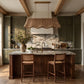Margo Rattan Linear Chandelier - Natural