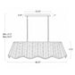 Margo Rattan Linear Chandelier - Natural