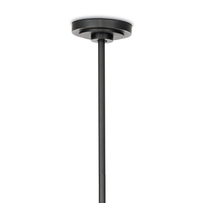 Artemis Pendant Double - Oil Rubbed Bronze & Champagne Glass