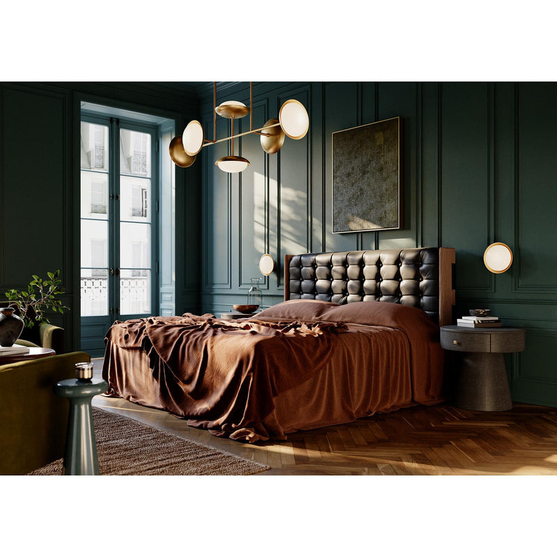 Bond Linear Chandelier - Natural Brass
