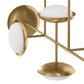 Bond Linear Chandelier - Natural Brass