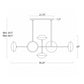 Bond Linear Chandelier - Natural Brass
