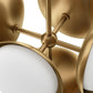 Bond Pendant 5 Light - Natural Brass