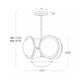 Bond Pendant 5 Light - Natural Brass