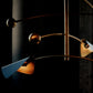 Eclipse Chandelier - Blackened Brass & Natural Brass
