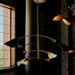 Eclipse Chandelier - Blackened Brass & Natural Brass