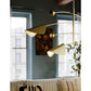 Eclipse Chandelier - Natural Brass