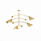 Eclipse Chandelier - Natural Brass