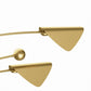 Eclipse Chandelier - Natural Brass