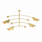 Eclipse Chandelier - Natural Brass