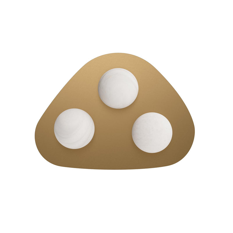 Rhoads Flush Mount - Natural Brass