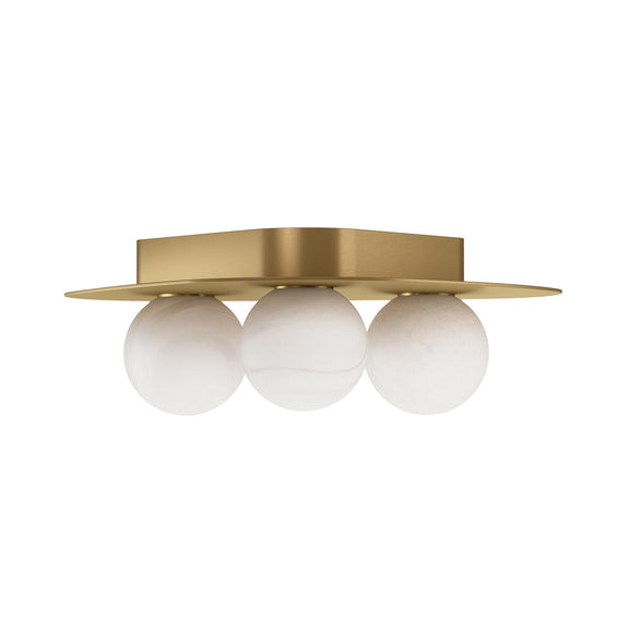 Rhoads Flush Mount - Natural Brass
