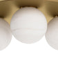 Rhoads Flush Mount - Natural Brass