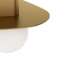 Rhoads Flush Mount - Natural Brass